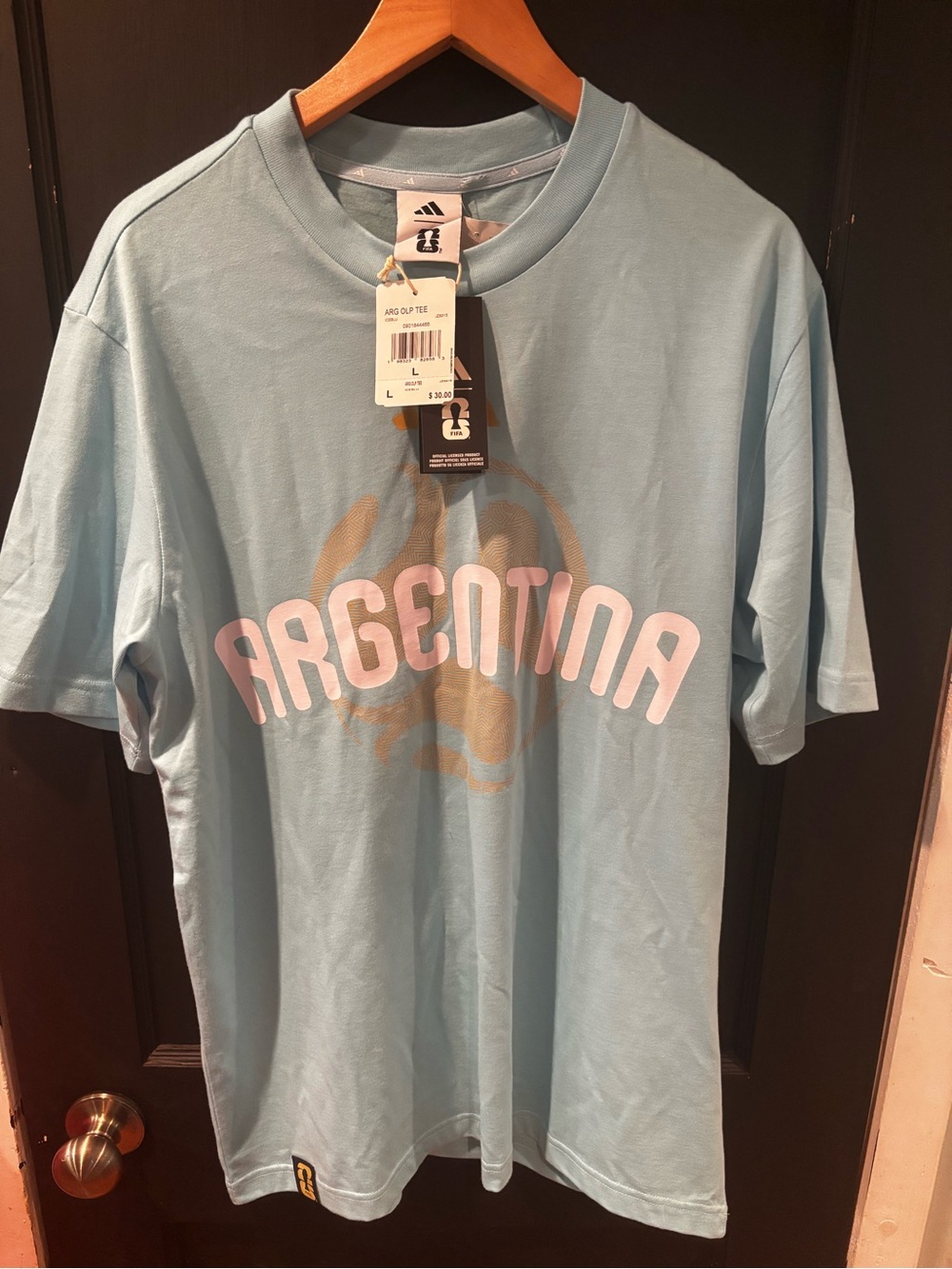 NWT Adidas FIFA WORLD CUP 26™ ARGENTINA T-SHIRT Size Large - Picture 6 of 10